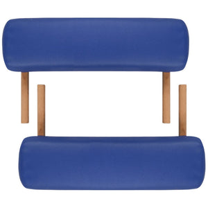 Faltbarer Massagetisch 3 Zonen Blau