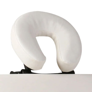 Faltbarer Massagetisch 3 Zonen Creme-Weiß