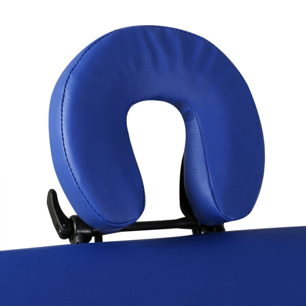 Faltbarer Massagetisch 3 Zonen Blau
