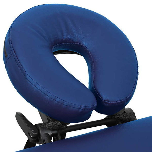 Massagetisch mit Aluminiumrahmen, faltbar 4 Zonen Blau