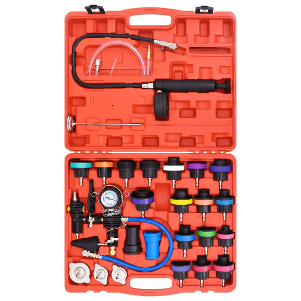 Drucktester Werkzeugset für Kühlsysteme, 28-teilig