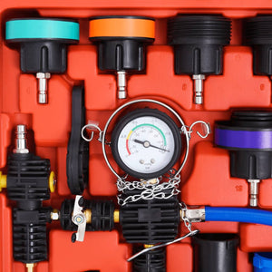 Drucktester Werkzeugset für Kühlsysteme, 28-teilig