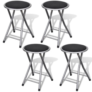 Klapphocker 4er Set Kunstleder