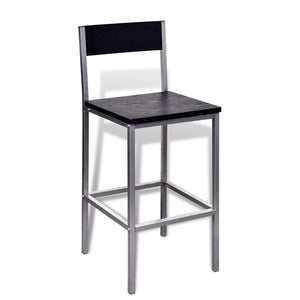 Frühstücksbar Set mit 2 Hockern
