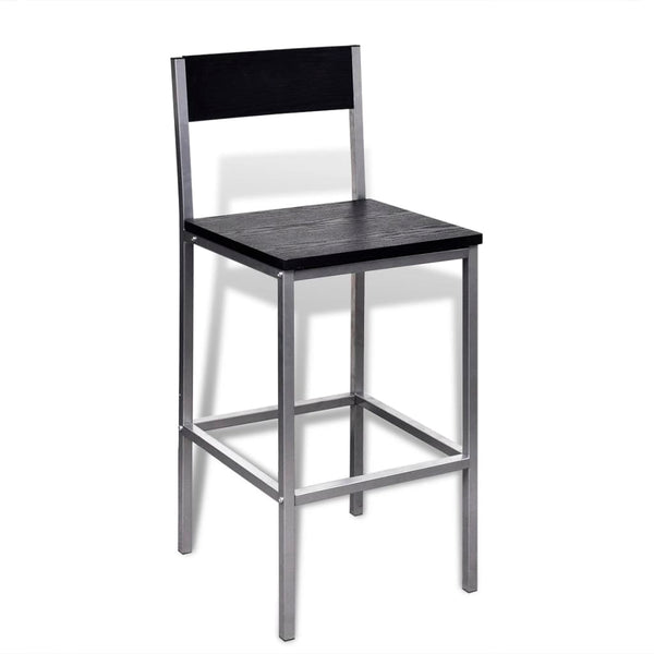 Frühstücksbar Set mit 2 Hockern