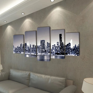 New York Wandbild Set, 5-teilig, 200x100 cm