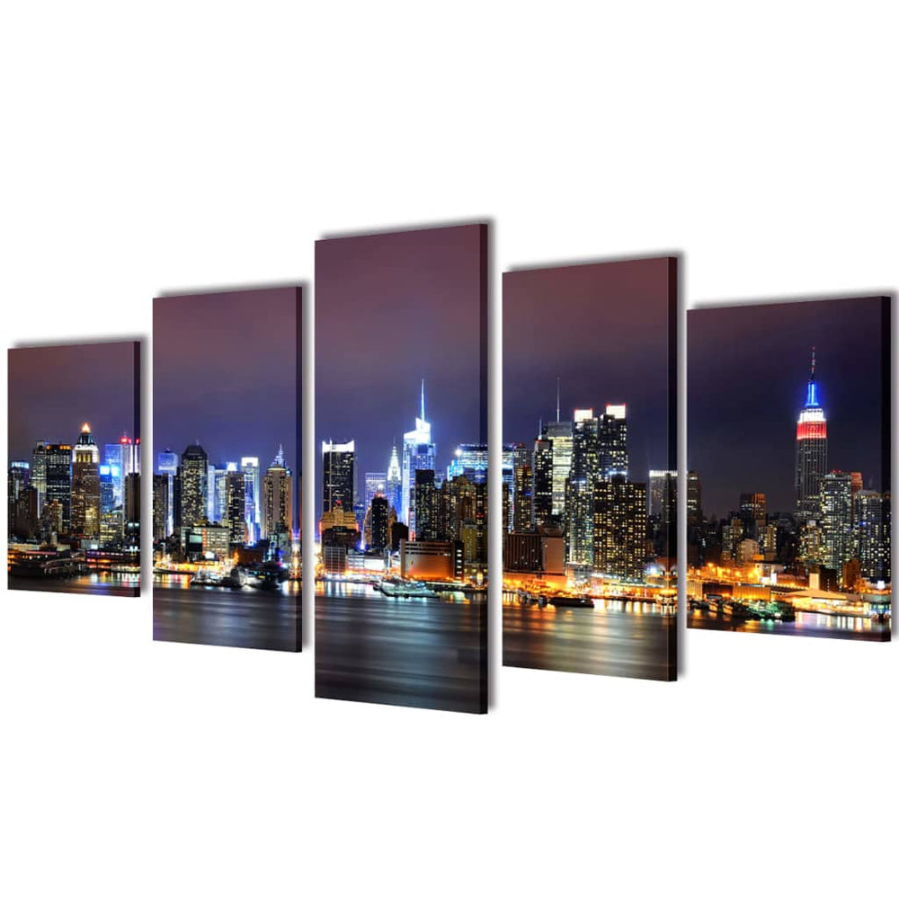 New York Wandbild Set, 200x100 cm