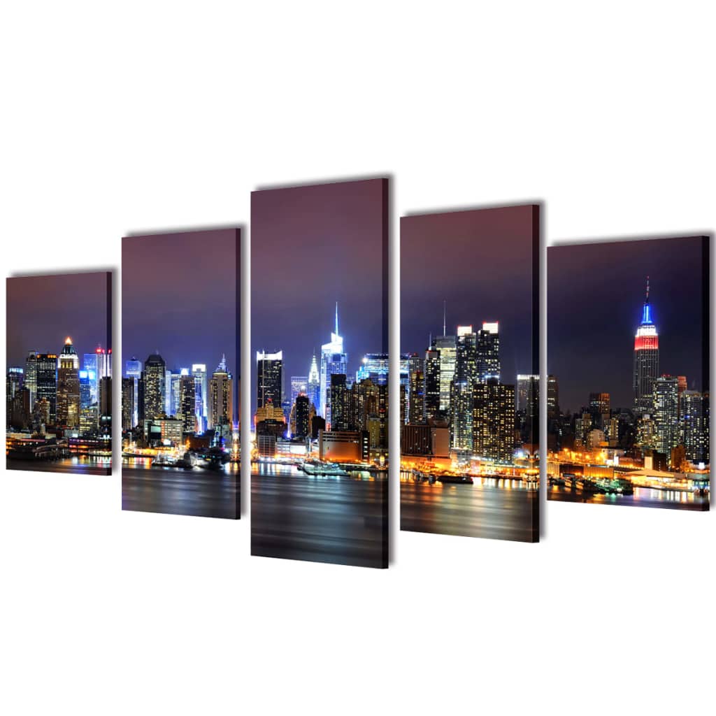 New York Wandbild Set, 200x100 cm
