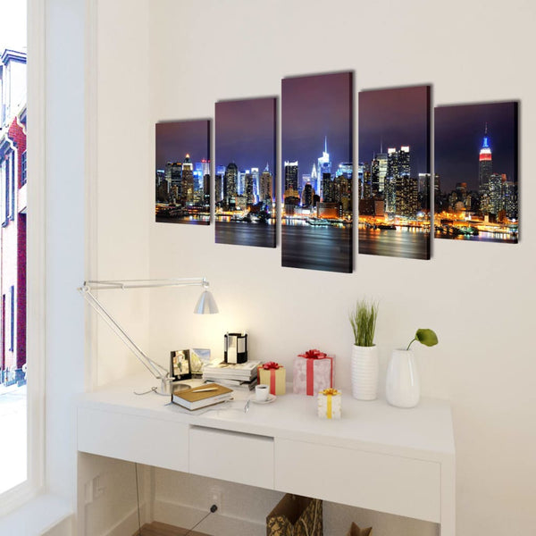 New York Wandbild Set, 200x100 cm