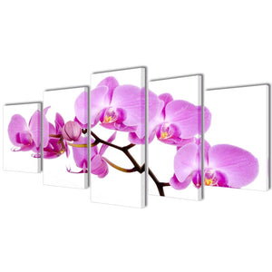 Tableaux Décoration Set Orchidée 200 x 100 cm