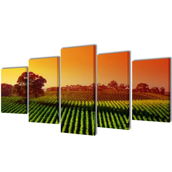 Landwirtschaft Deko Bilder Set, 100x50cm