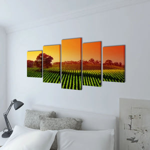 Landwirtschaft Deko Bilder Set, 100x50cm