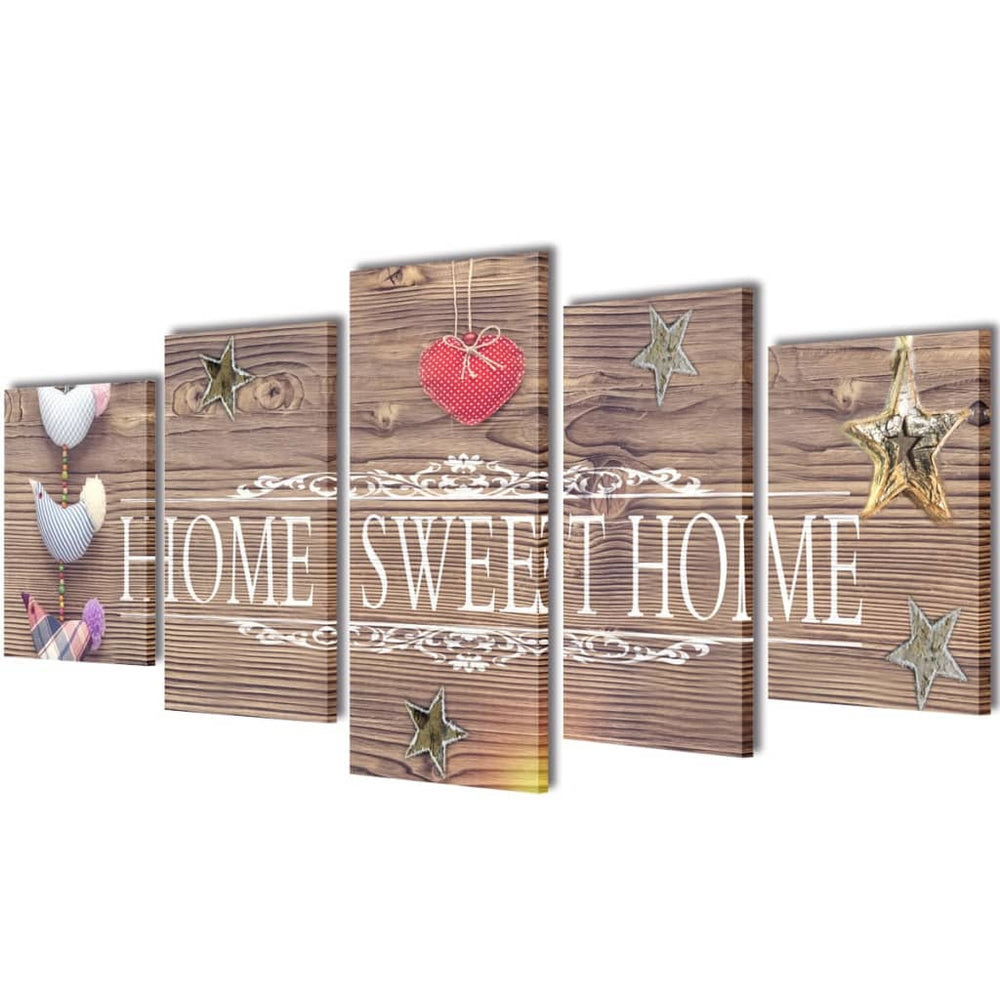Images Décoration Set Home Sweet Home 200 x 100 cm