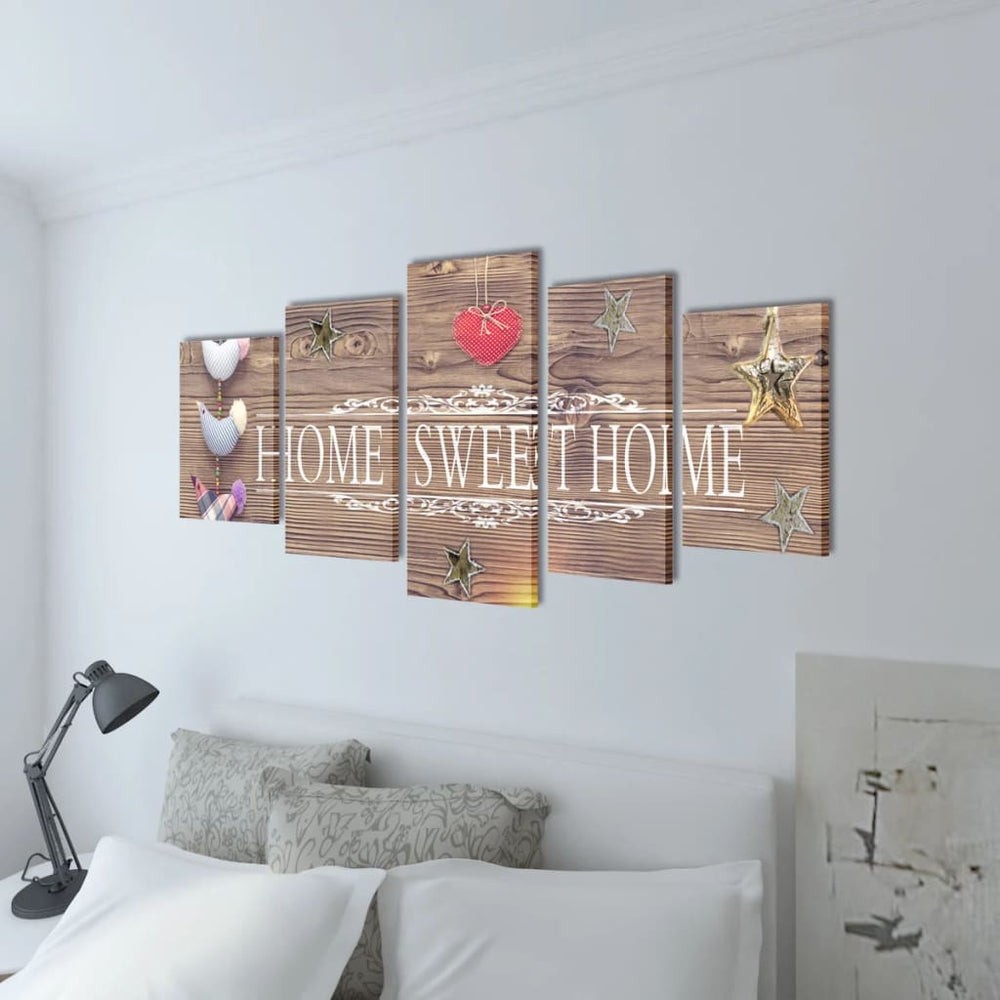 Images Décoration Set Home Sweet Home 200 x 100 cm