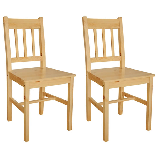 vidaXL Chaises de salle à manger 2 pcs. Bois de pin