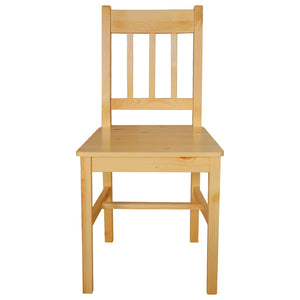 vidaXL Chaises de salle à manger 2 pcs. Bois de pin