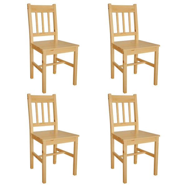 Kiefernholz Esszimmerstühle, 4er Set