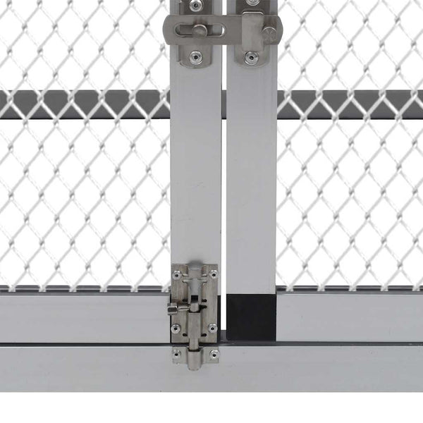 Aluminium Hühnerstall mit Freilaufgehege