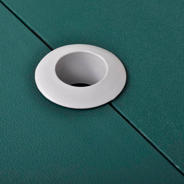 Klappbarer Campingtisch mit 4 Hockern Grün