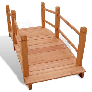 Gartenbrücke Holz 140 cm