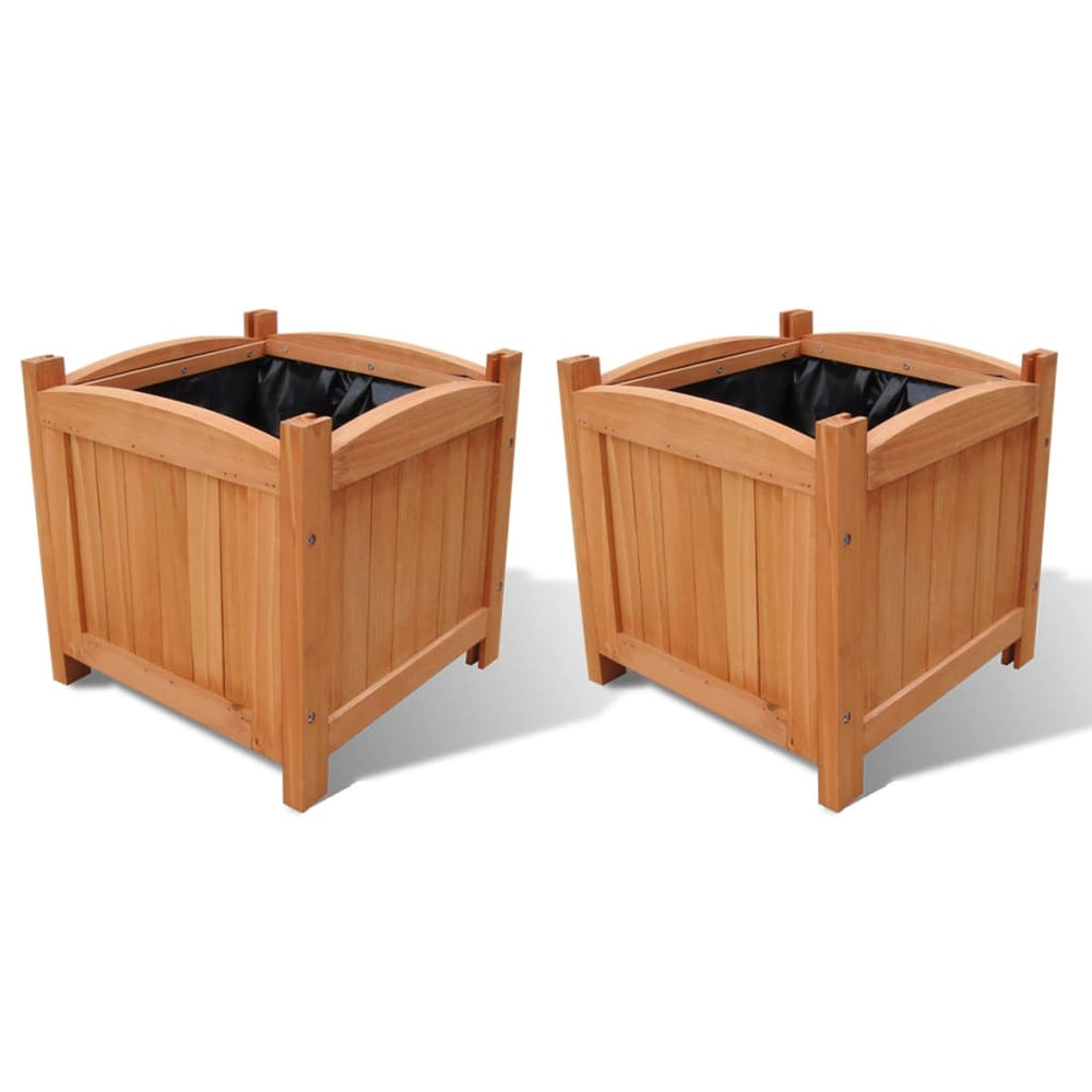 Holz Hochbeet 30x30 cm - 2er Set