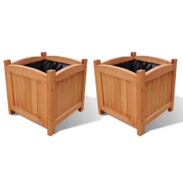 Holz Hochbeet 30x30 cm - 2er Set