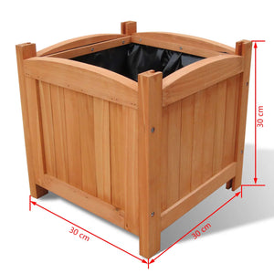 Holz Hochbeet 30x30 cm - 2er Set