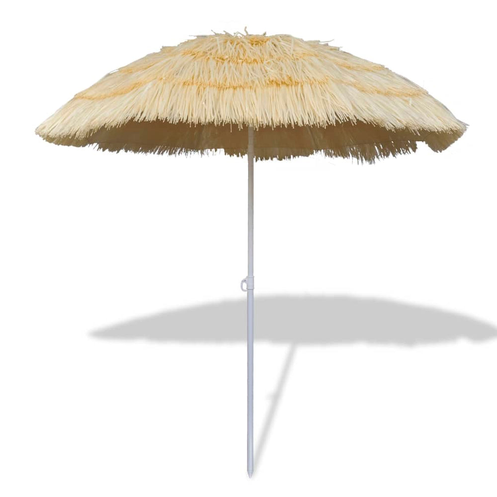 Parasol de plage inclinable style hawaïen vidaXL
