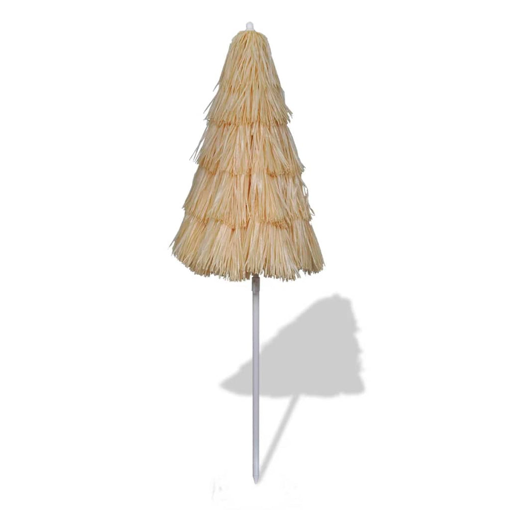 Parasol de plage inclinable style hawaïen vidaXL