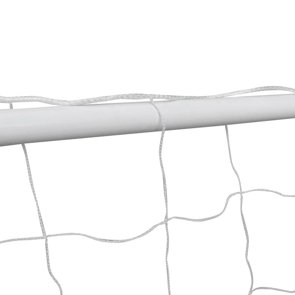 Fußballtor mit Netz, 182 cm, Stahl Weiß
