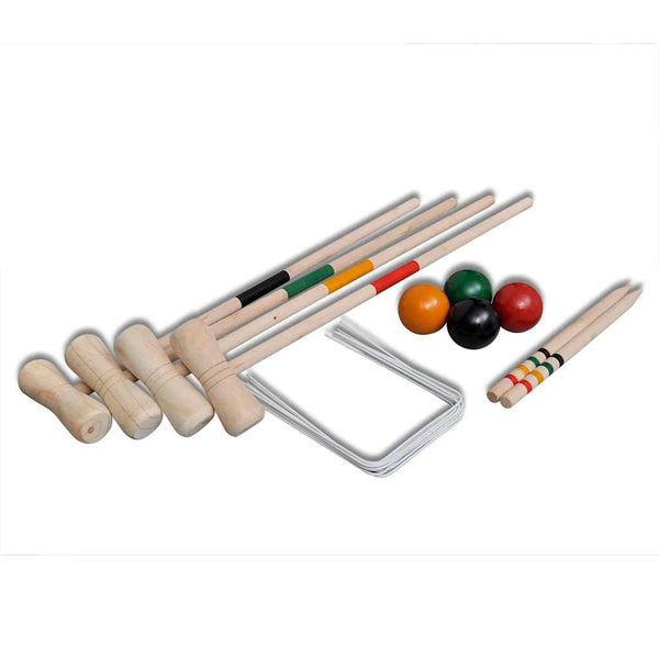 Krocket Set Holz 4 Spieler