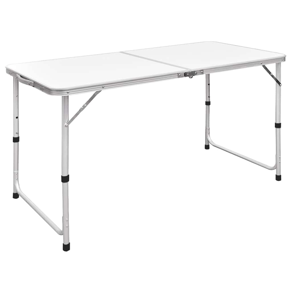 Klappbarer Campingtisch Höhenverstellbar 120x60 cm