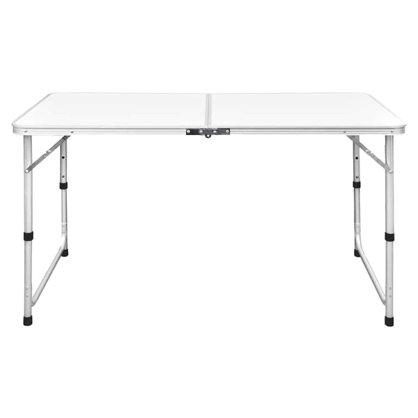 Klappbarer Campingtisch Höhenverstellbar 120x60 cm