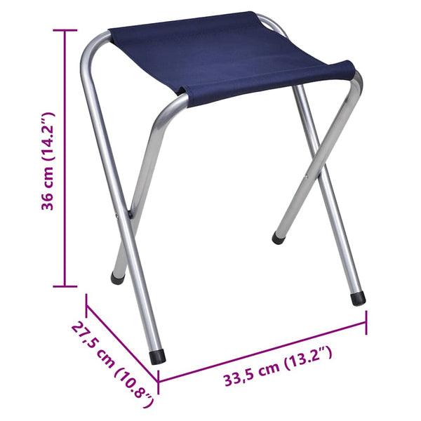 Klappbarer Campingtisch mit 4 Hockern
