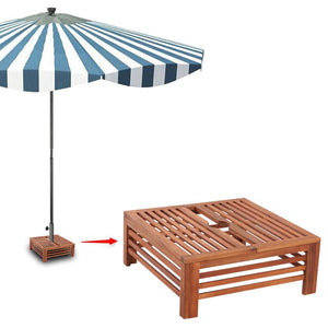 Holz Sonnenschirmständer Verkleidung