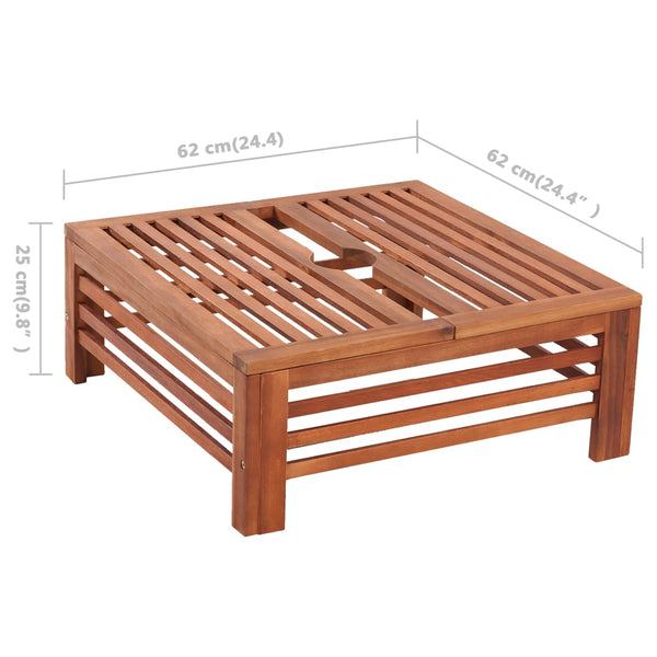 Holz Sonnenschirmständer Verkleidung