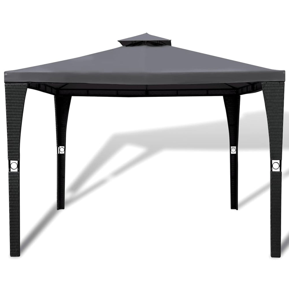 Gartenpavillon 3x3 m Dunkelgrau