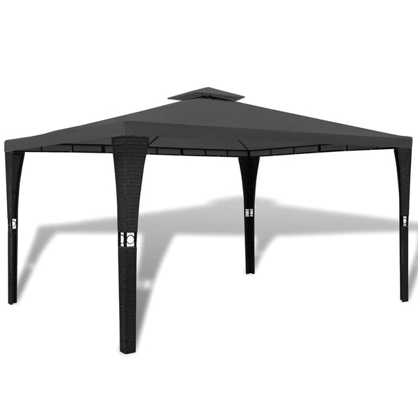 Gartenpavillon 3x4 m Dunkelgrau
