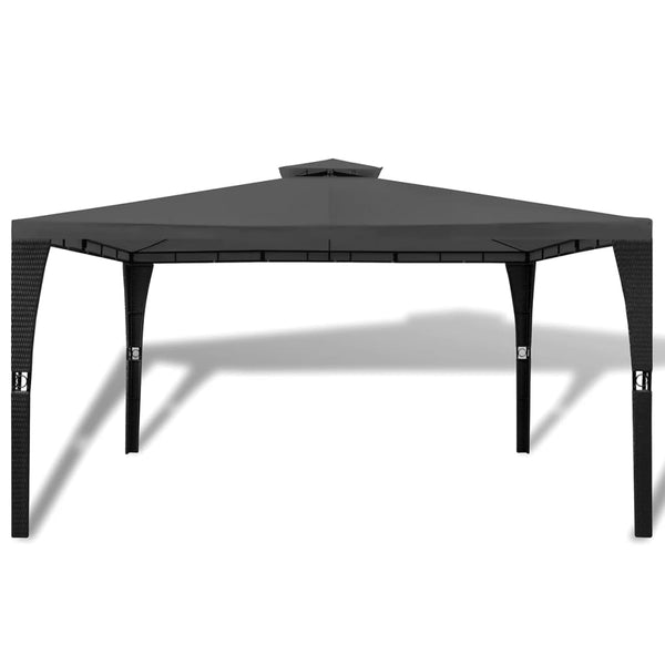 Gartenpavillon 3x4 m Dunkelgrau