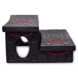 Whirlpool Treppe Schwarz