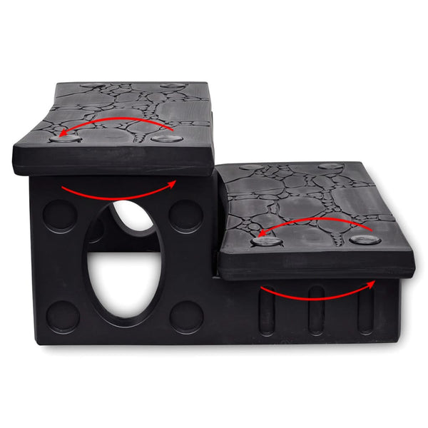 Whirlpool Treppe Schwarz