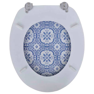 Toilettensitz mit MDF-Deckel Porzellan-Design
