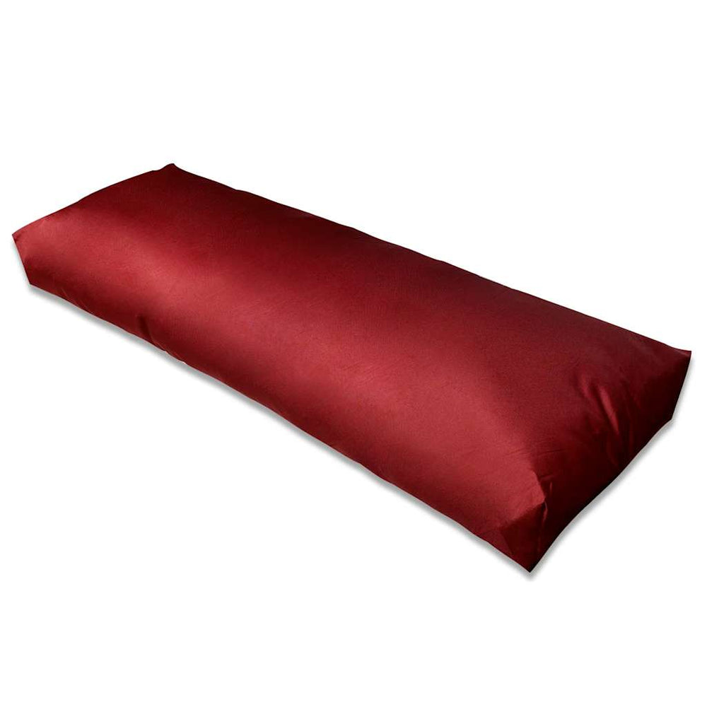 Gepolstertes Rückenkissen Weinrot 120 cm