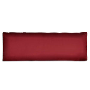 vidaXL Coussin de dossier rembourré Rouge bordeaux 120 x 40 x 10 cm