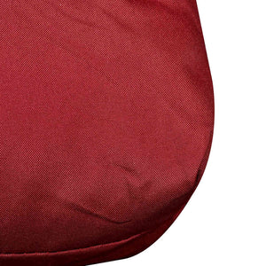 vidaXL Coussin de dossier rembourré Rouge bordeaux 120 x 40 x 10 cm