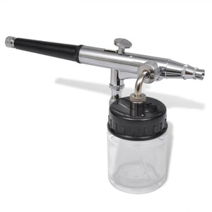 Airbrush-Set mit Glasbehälter 0,2 / 0,3 / 0,5 mm Düsen