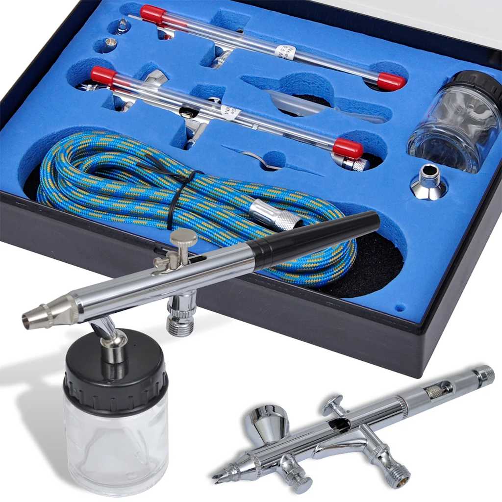 Airbrush-Set mit 2 Pistolen