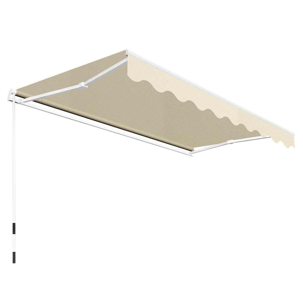 Markisengestell 4x3 m Automatik-Aufrollsystem Aluminium