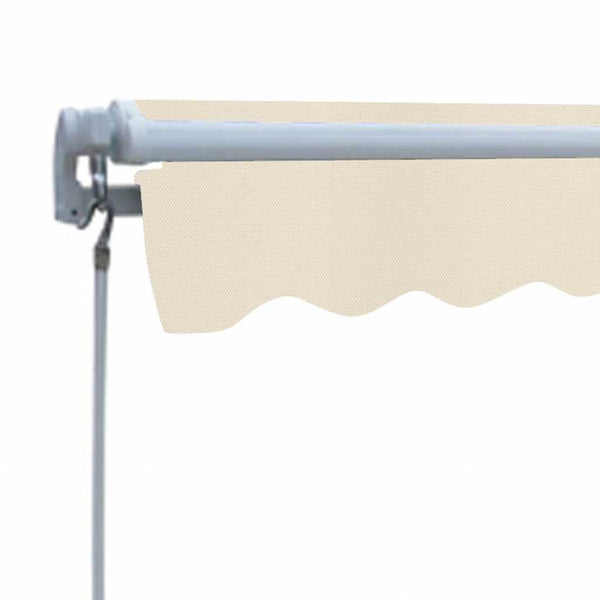 Markisengestell 4x3 m Automatik-Aufrollsystem Aluminium