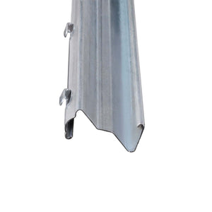Zaunpfosten 10 pcs Silber 200 cm Stahl